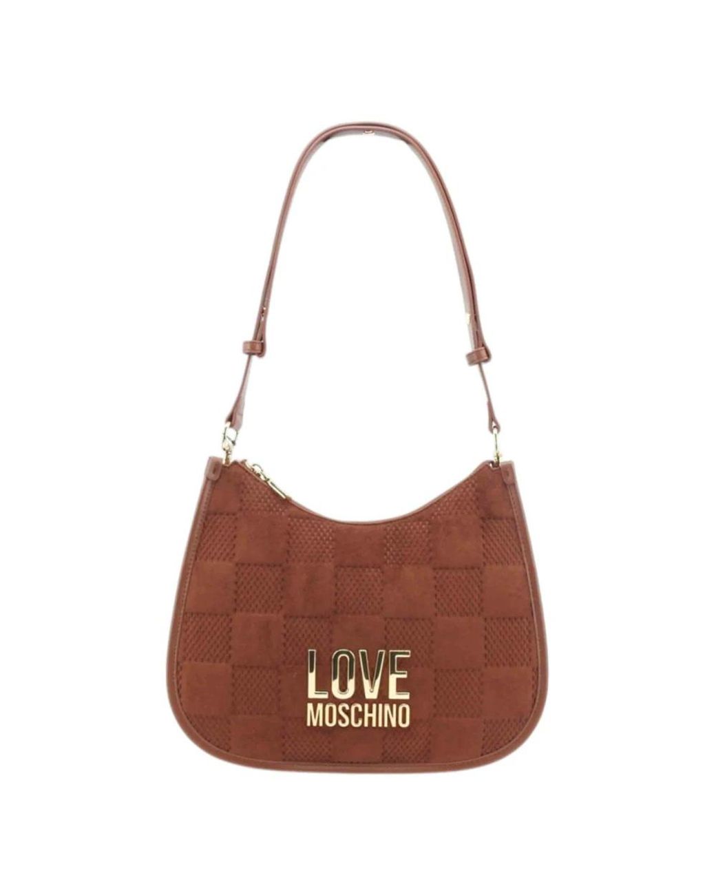 Love Moschino Brown Shoulder Bags