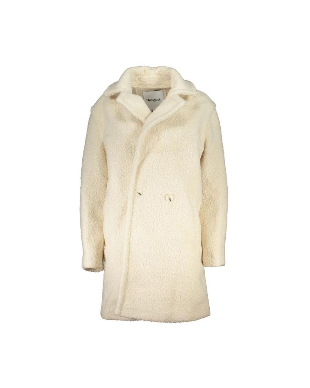 Desigual Natural Faux Fur & Shearling Jackets