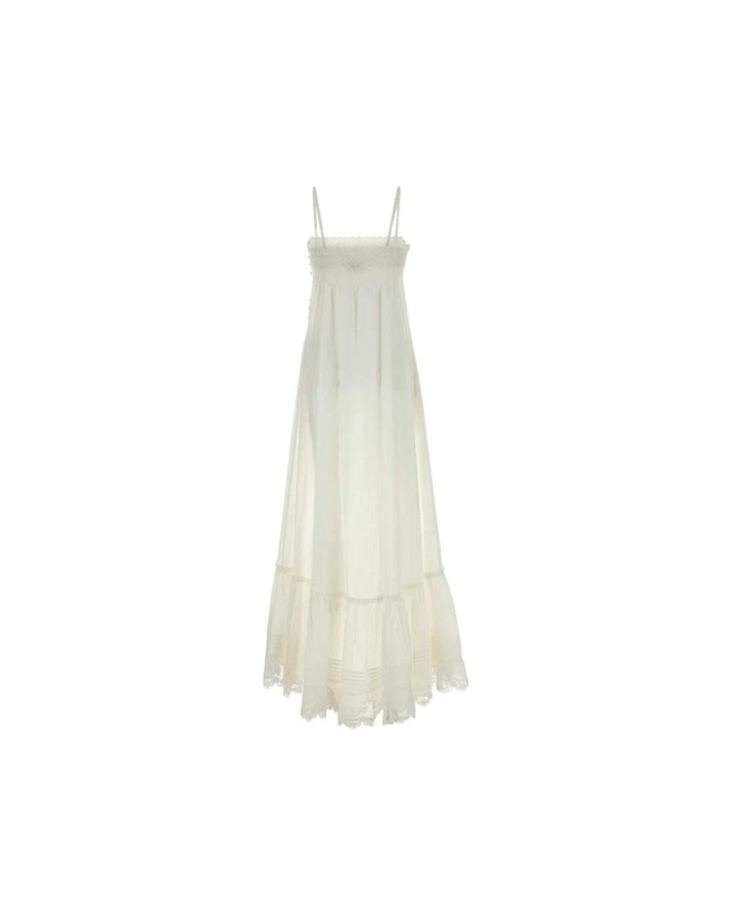 Saint Laurent White Maxi Dresses
