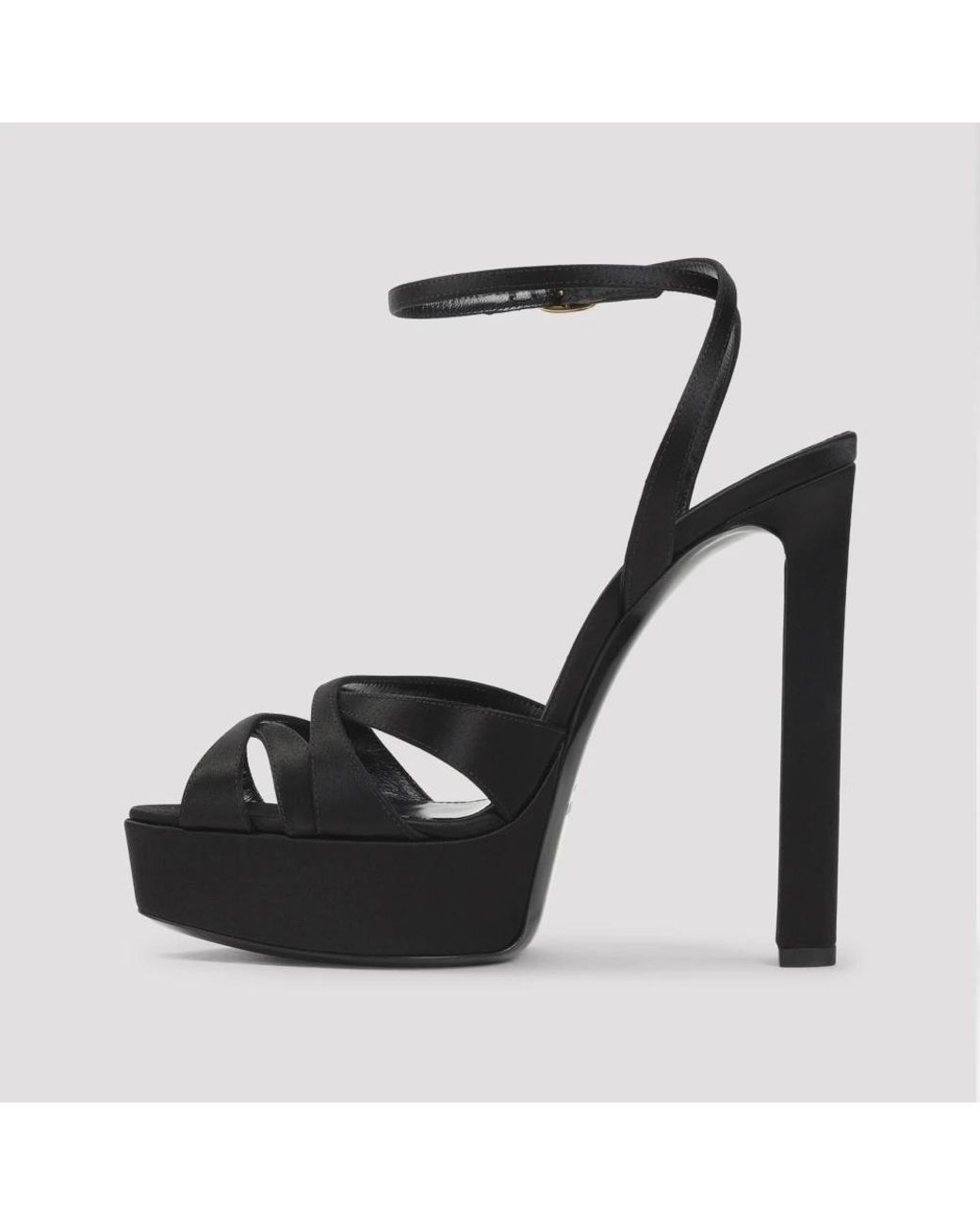 Saint Laurent Black High Heel Sandals