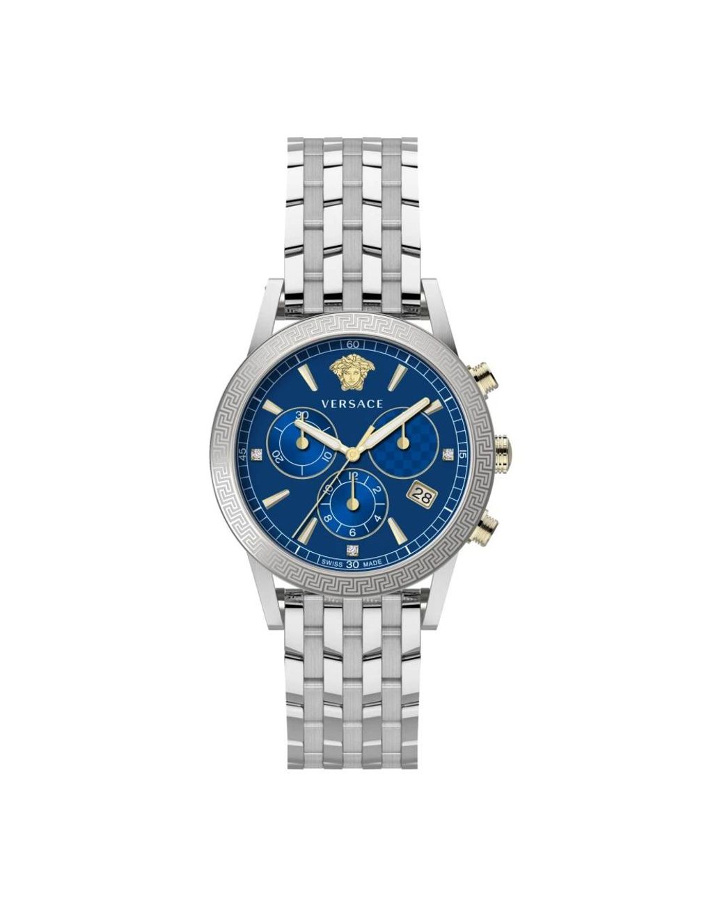 Versace Sport Tech 40 Mm in het Blue voor heren