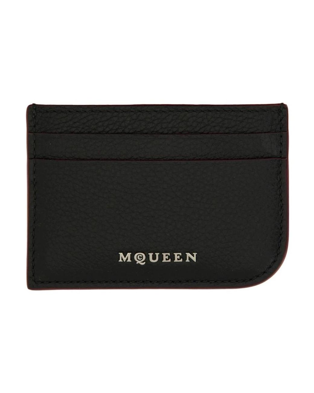 McQueen Black Wallets & Cardholders