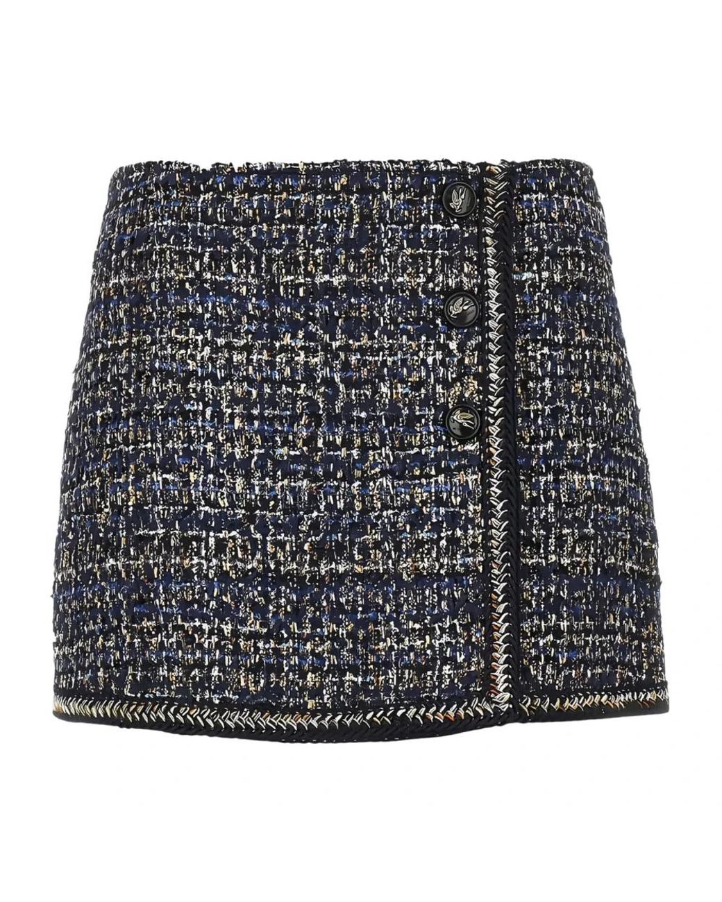 Etro Black Short Skirts