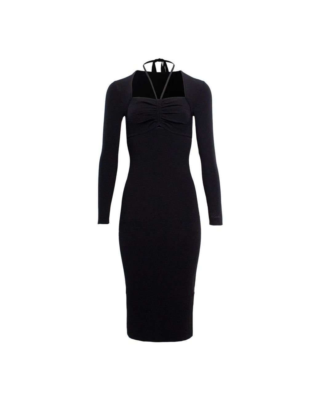 Karl Lagerfeld Black Midi Dresses