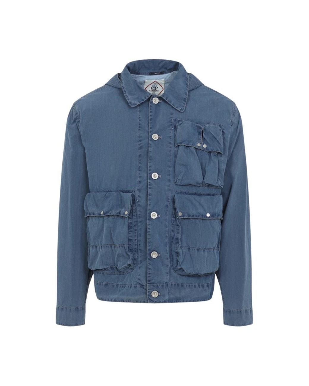 C P Company Goggle Jacket in het Blue voor heren