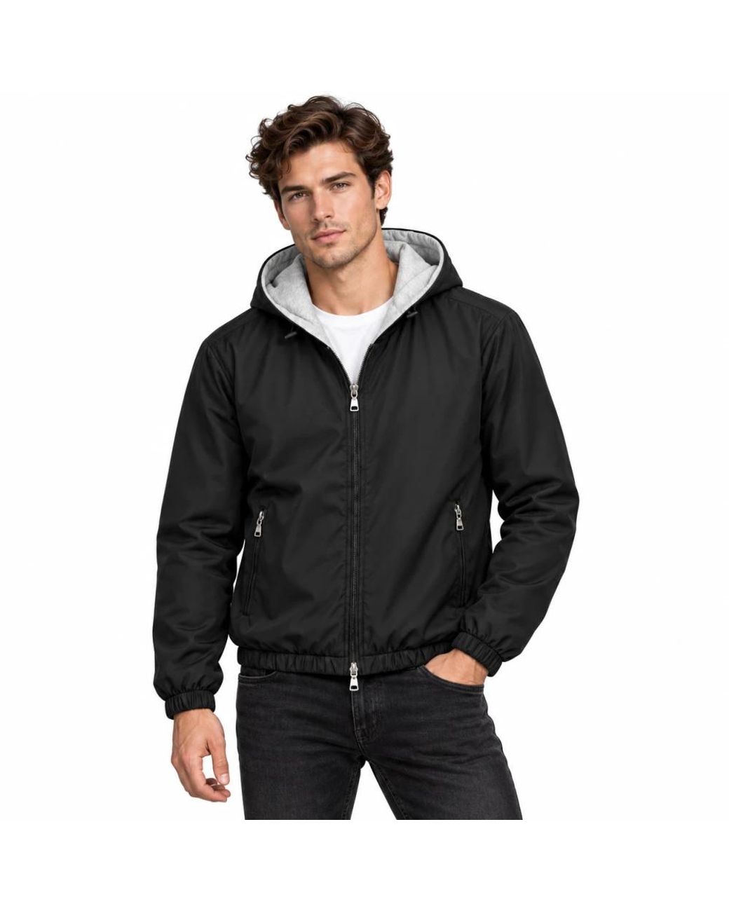 Cashmere Company Black Light Jackets for men