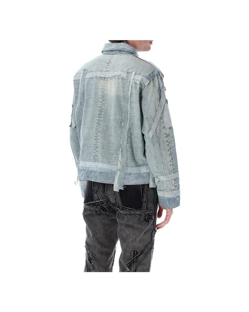 Who Decides War Blue Denim Jackets for men