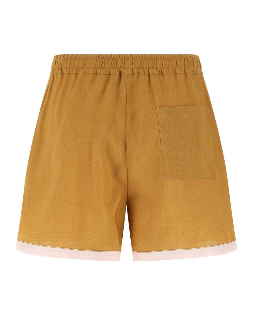 Marni Yellow Short Shorts