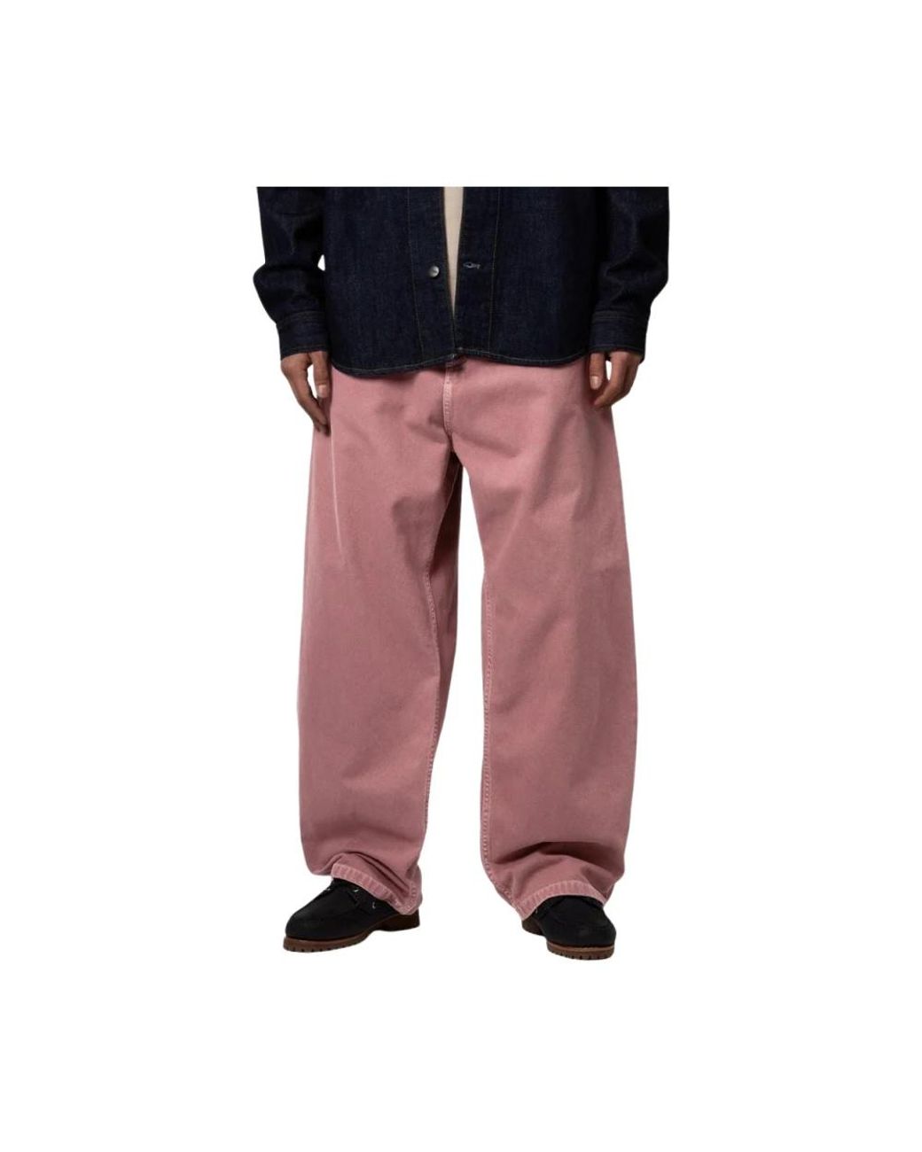 Carhartt Pink Wide Jeans for men