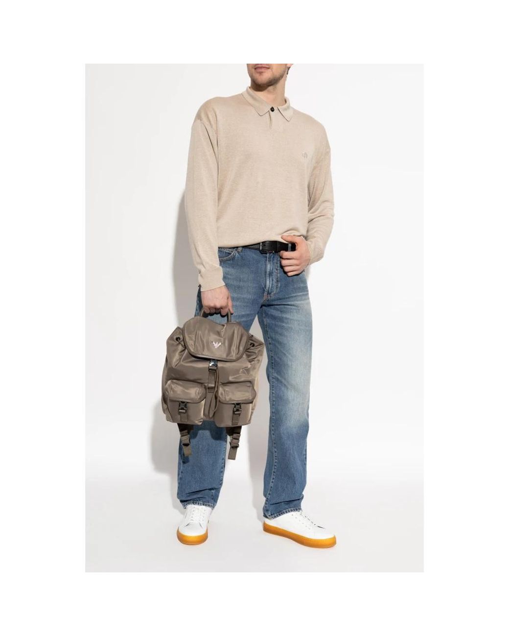 Giorgio Armani Strickware in Natural für Herren