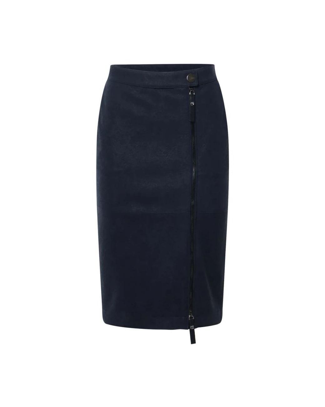 Pinko Blue Leather Skirts