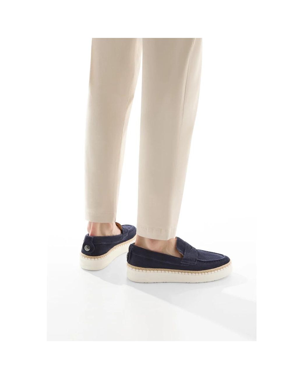 Voile Blanche Blue Loafers for men