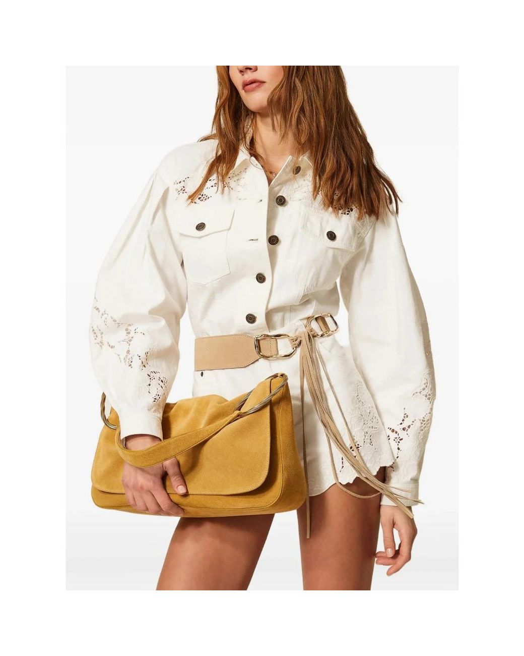 Twinset White Denim Jackets