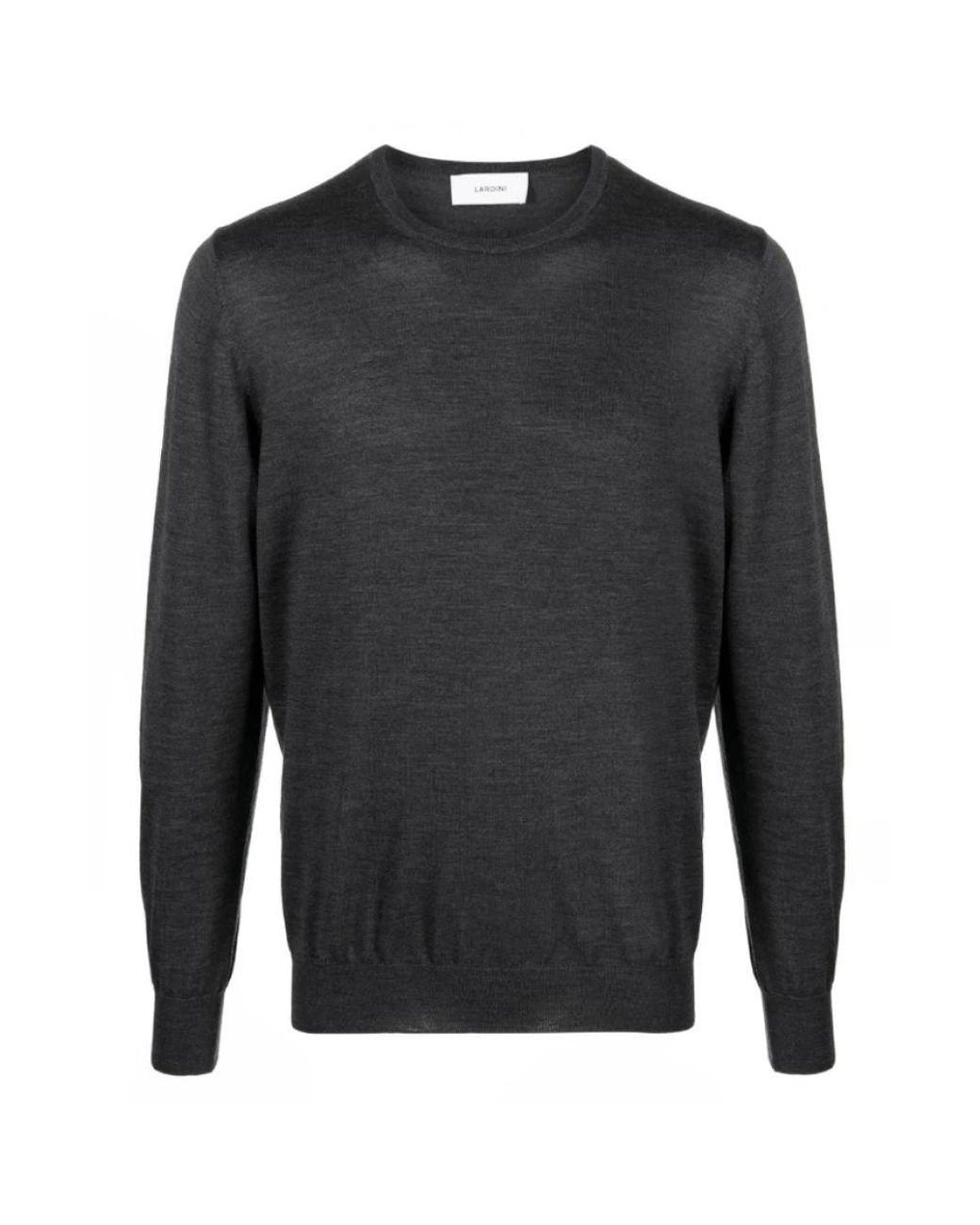 Lardini Gray Round-Neck Knitwear for men