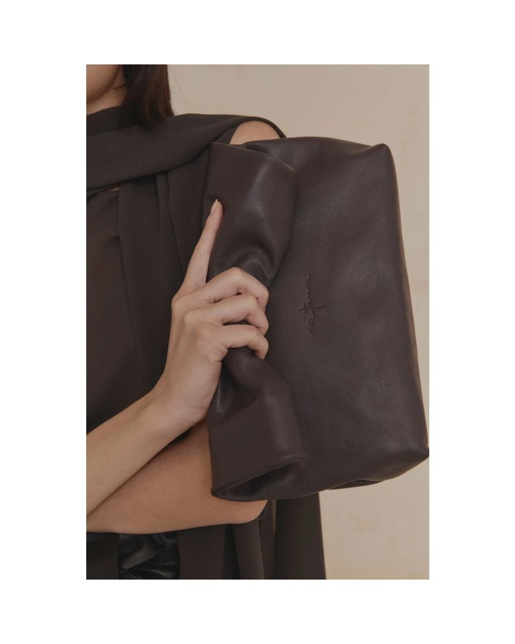 Cortana Brown Clutches