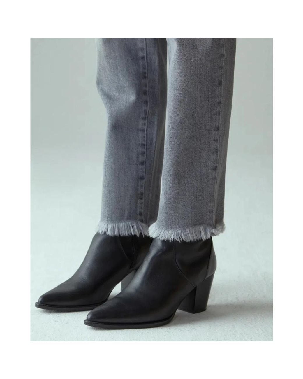 Shaft Blue Cropped Jeans