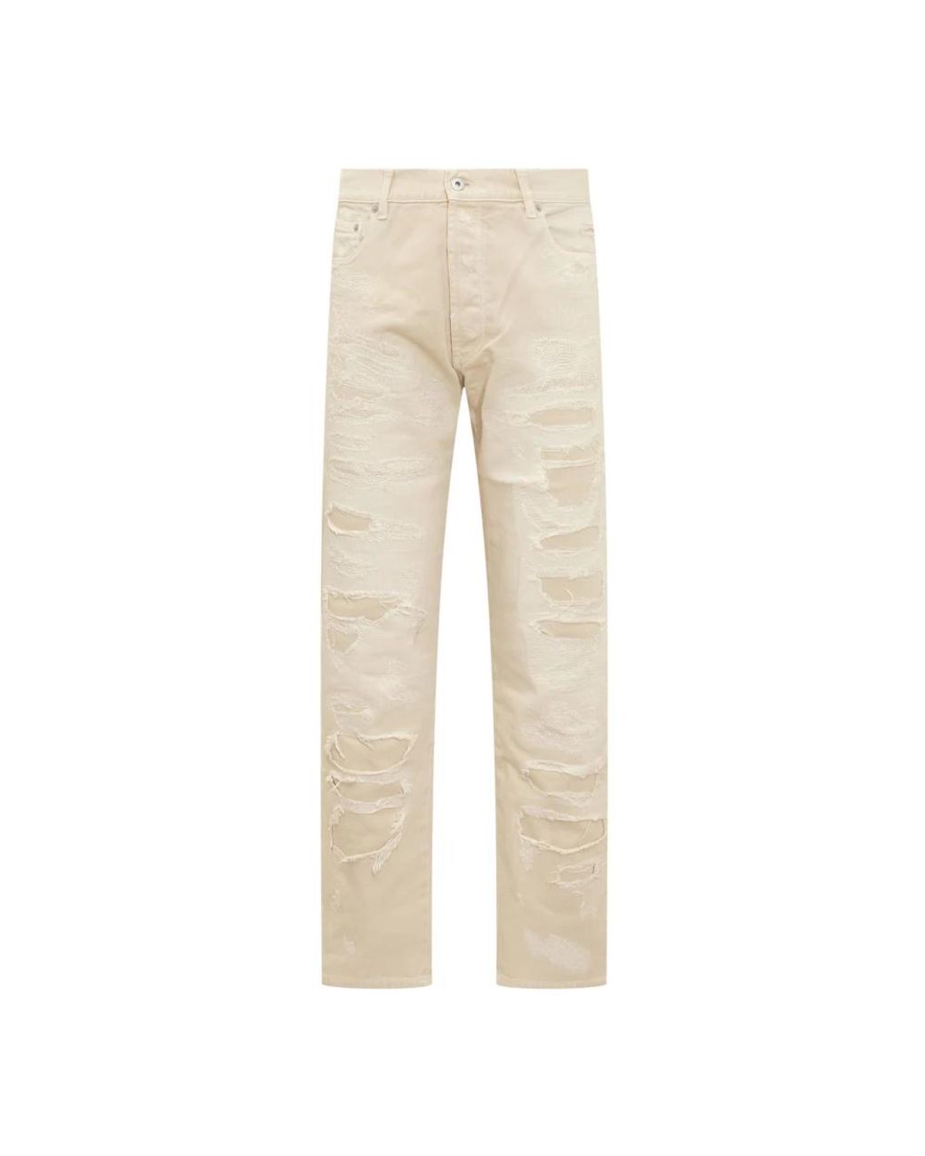 Heron Preston Natural Straight Trousers for men