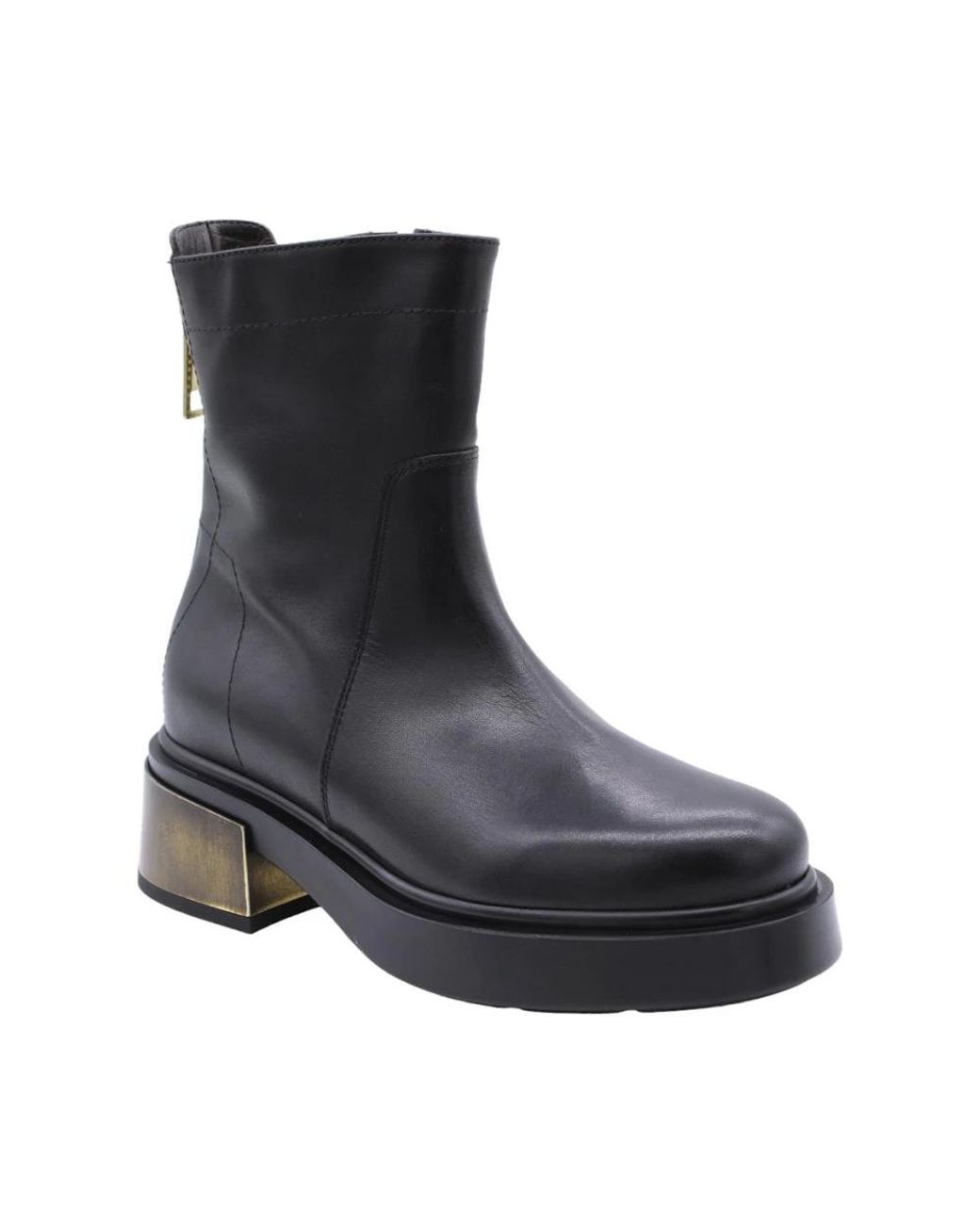 Laura Bellariva Black Ankle Boots
