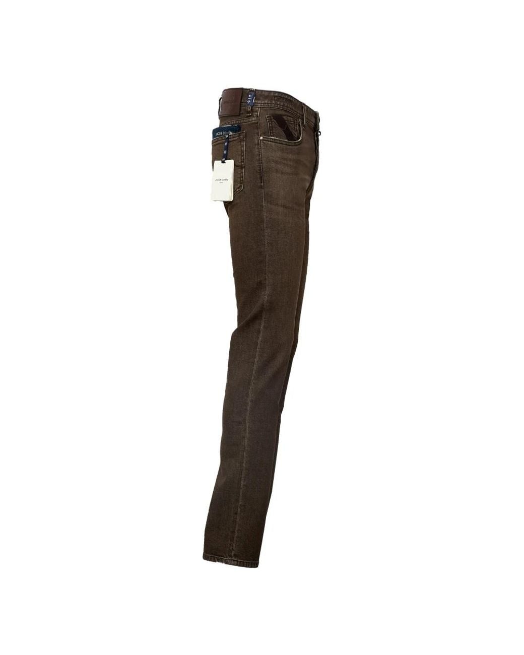 Jacob Cohen Brown Slim Fit Jeans for men