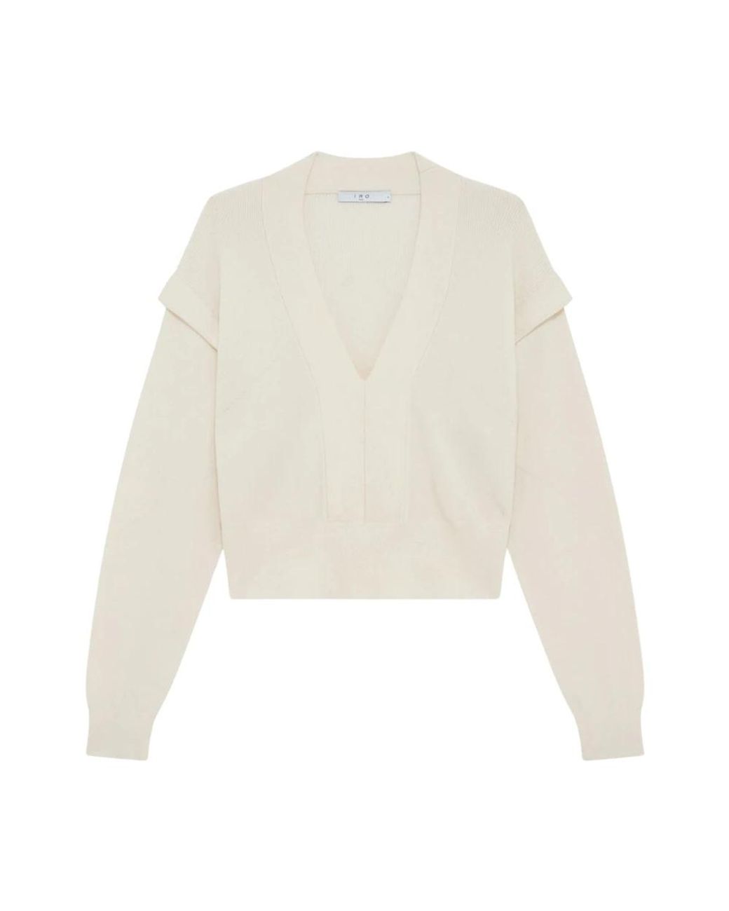 IRO White V-Neck Knitwear