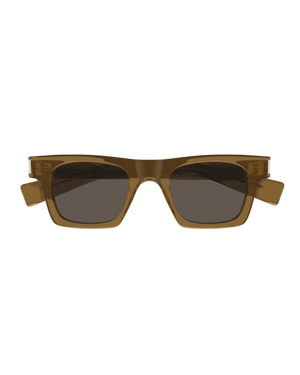 Saint Laurent Corner Angle Zonnebril in het Brown