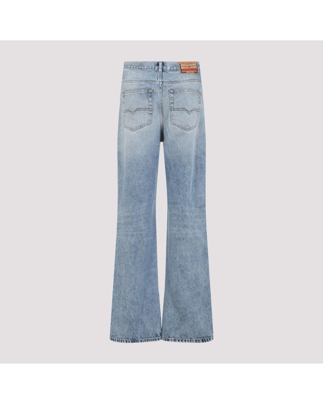 DIESEL Blue Flared High Rise Jeans