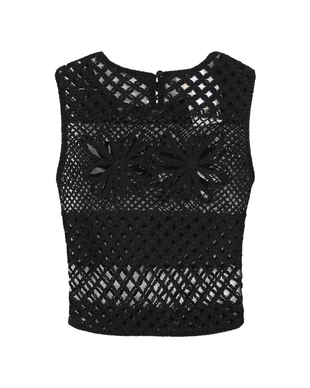 Pinko Black Sleeveless Tops