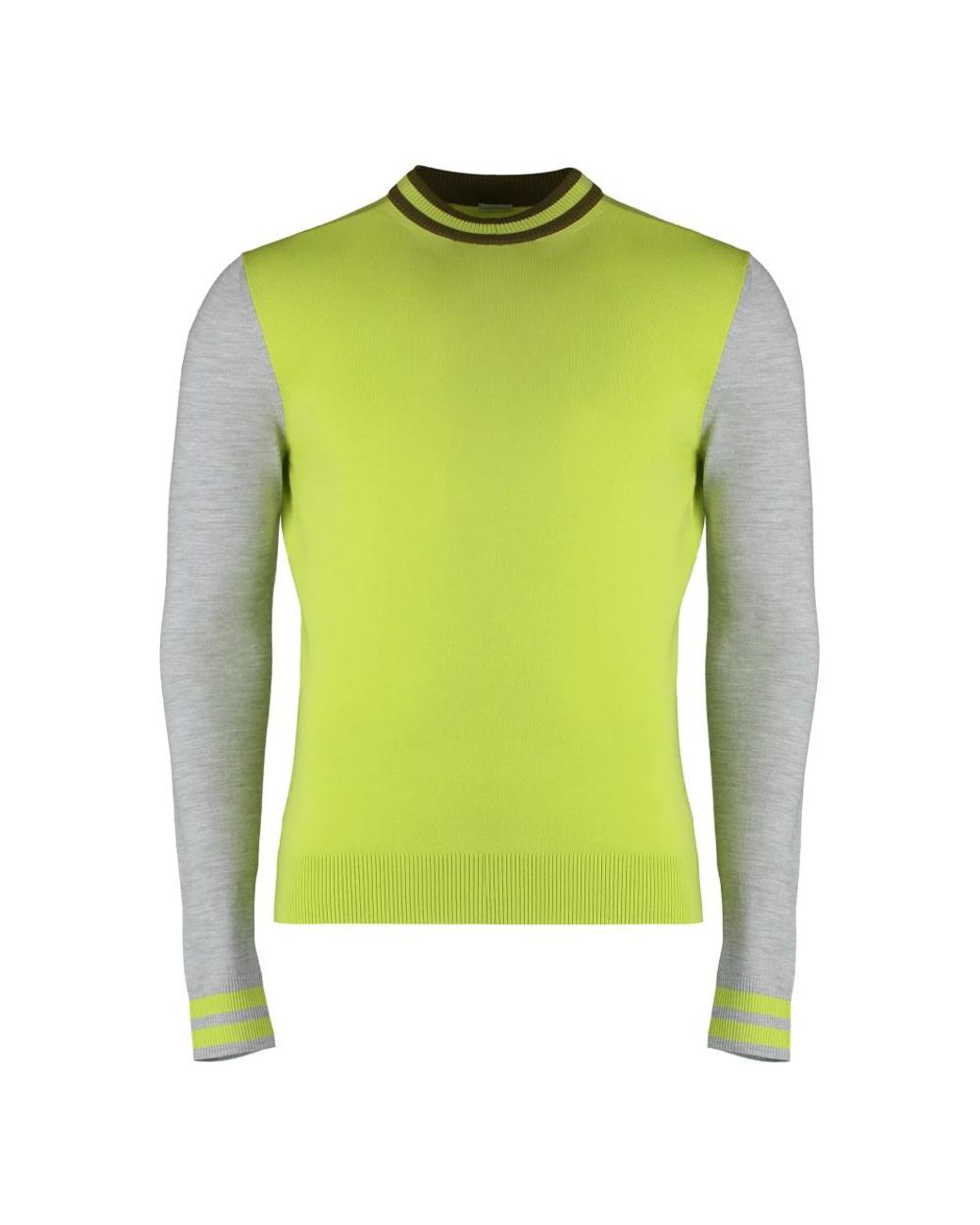 Malo Green Round-Neck Knitwear for men
