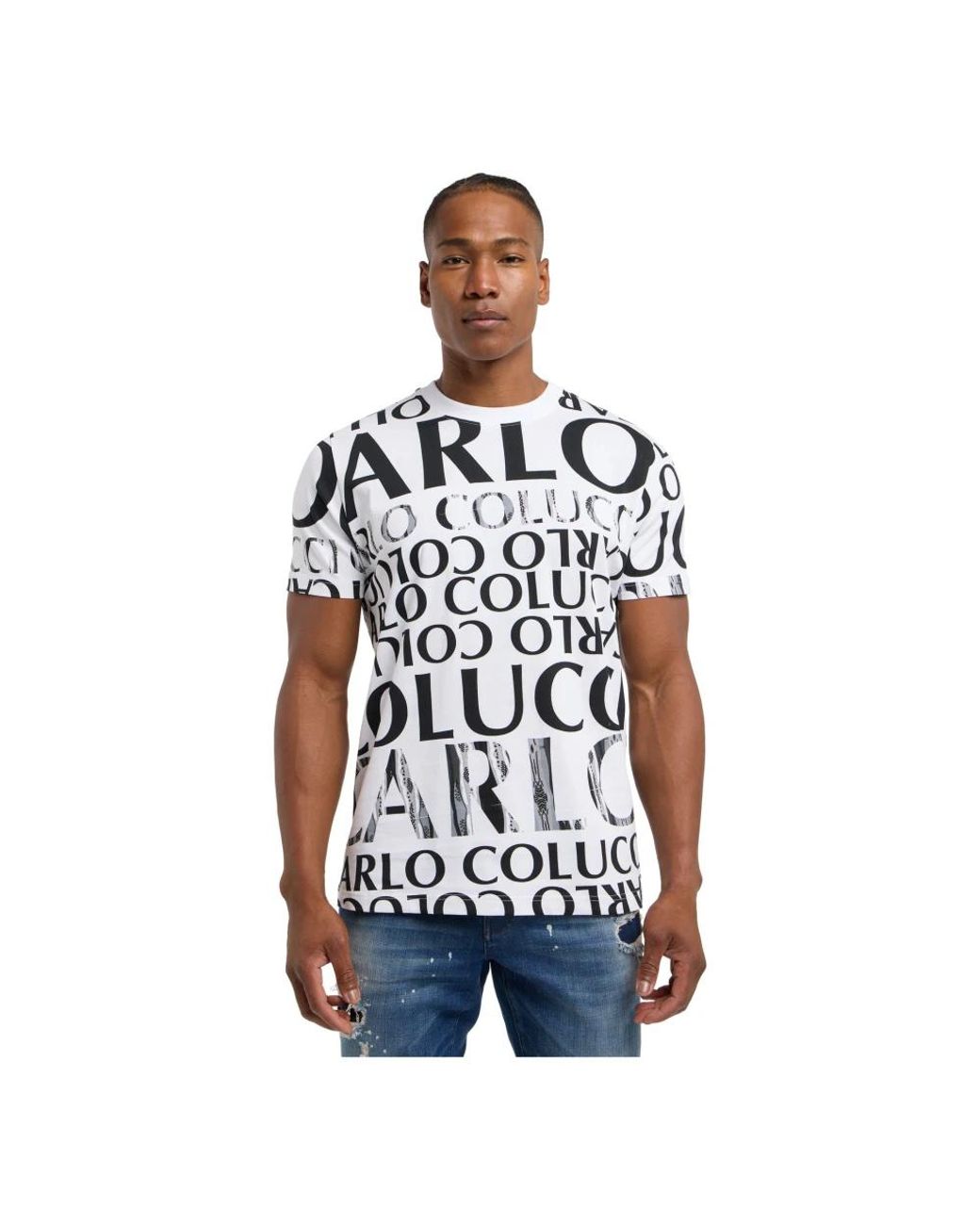 carlo colucci White T-Shirts for men