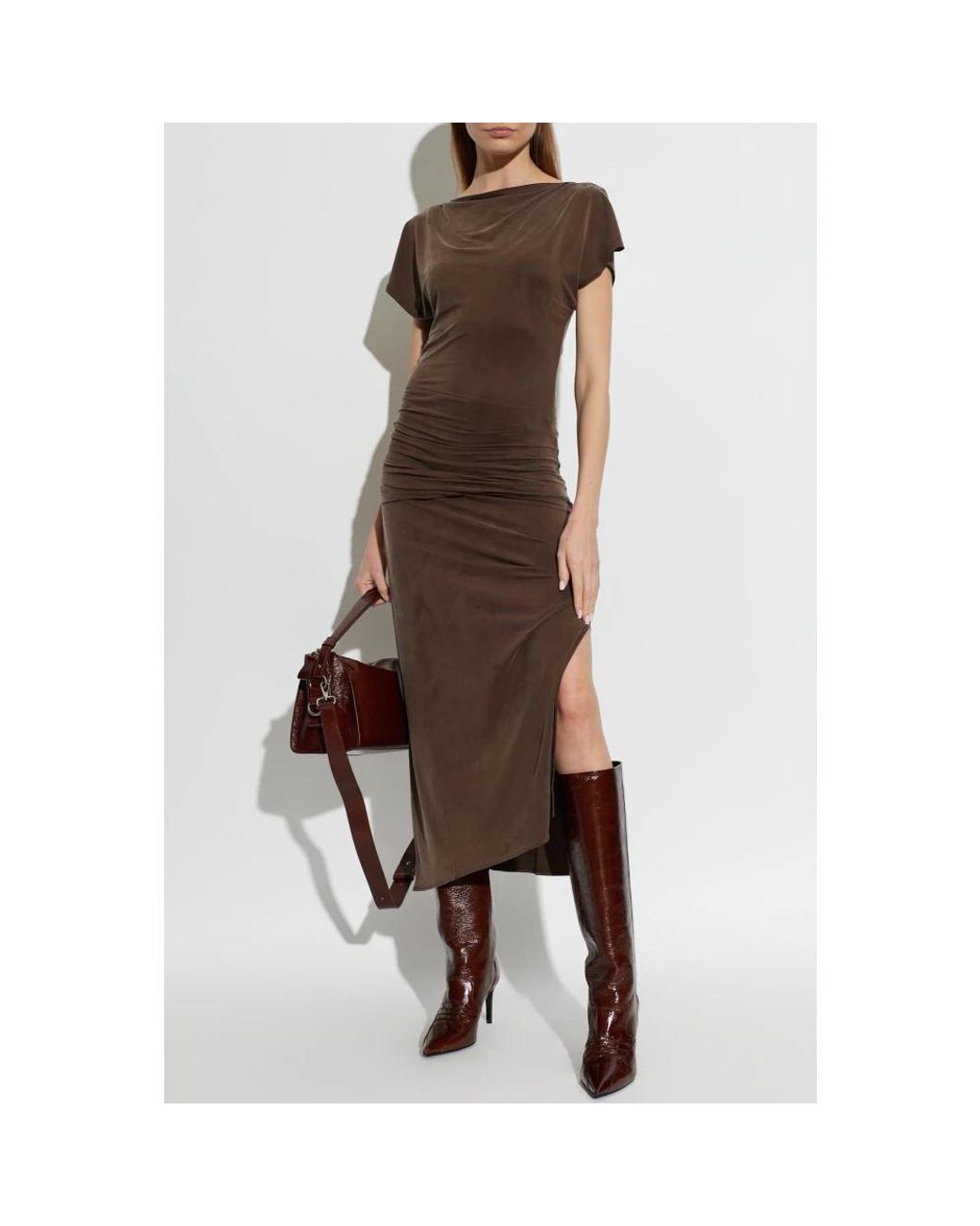 IRO Brown Excess Kleid