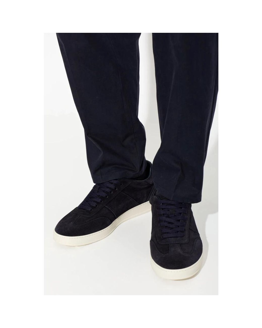 Kiton Suede Sneakers in Black für Herren