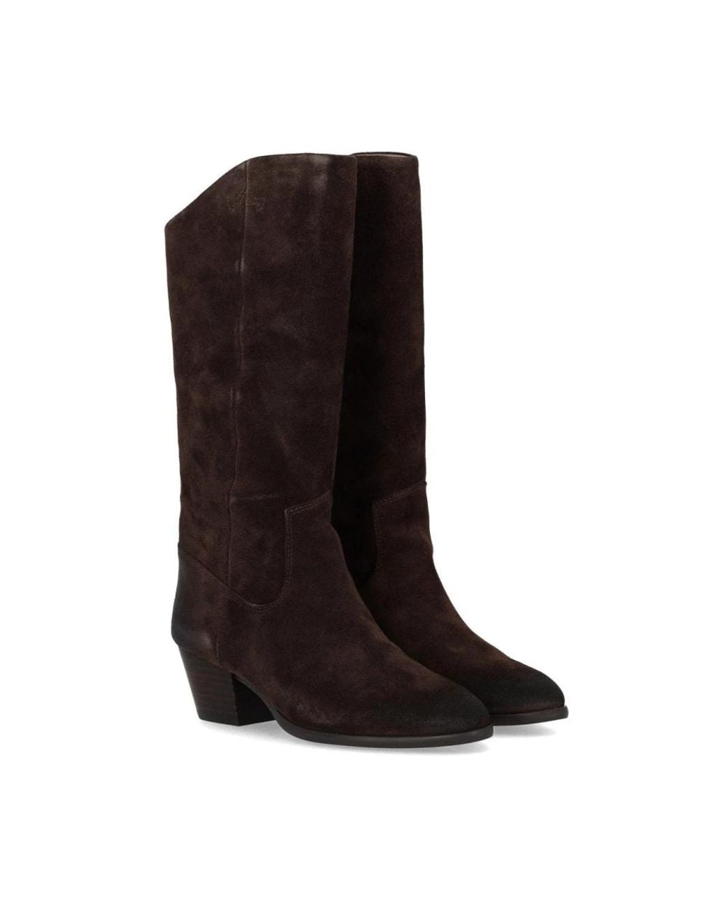 Ash Brown Cowboy & Biker Boots