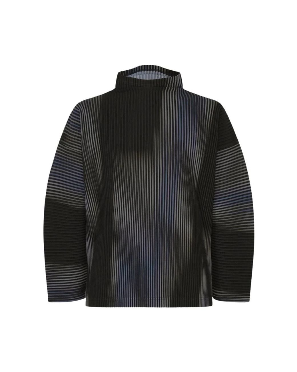 Issey Miyake Black Long Sleeve T-Shirts for men