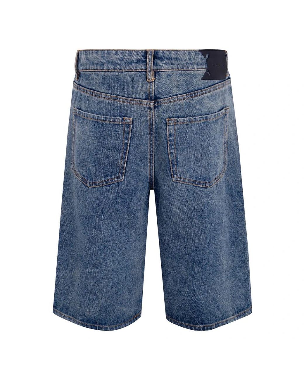 Daily Paper Blue Denim Shorts for men