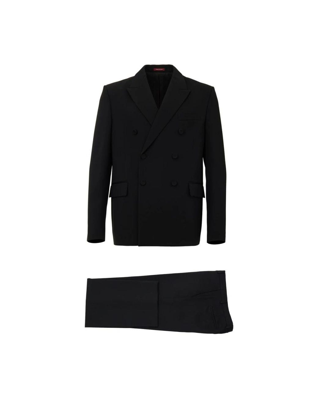 Gucci Black Double Breasted Suits for men