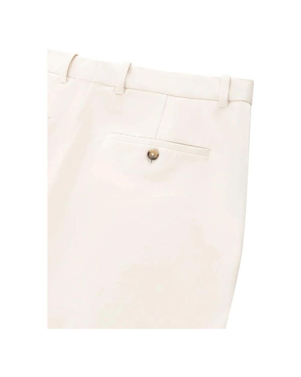 Circolo 1901 White Slim-Fit Trousers for men