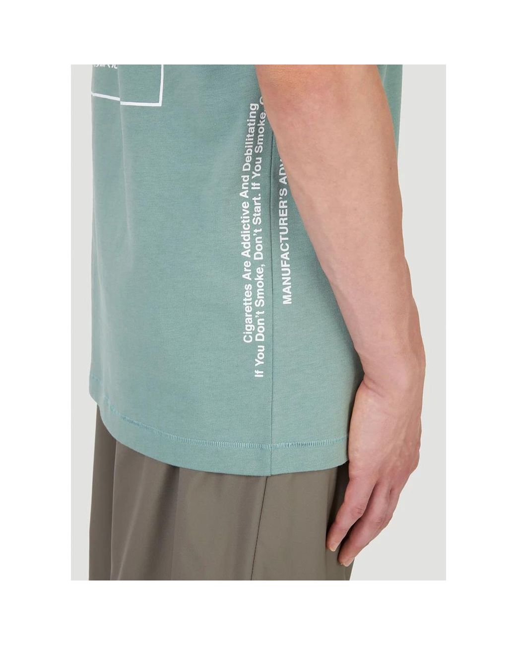 Death Cigarettes Green T-Shirts for men