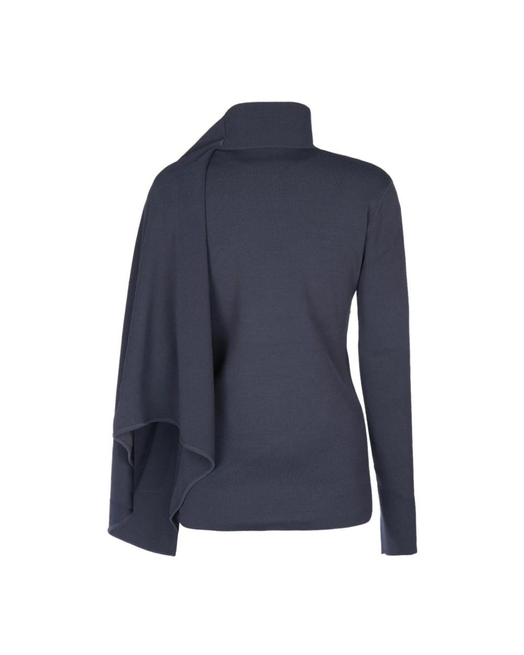 Entire studios Blue Wickelpullover