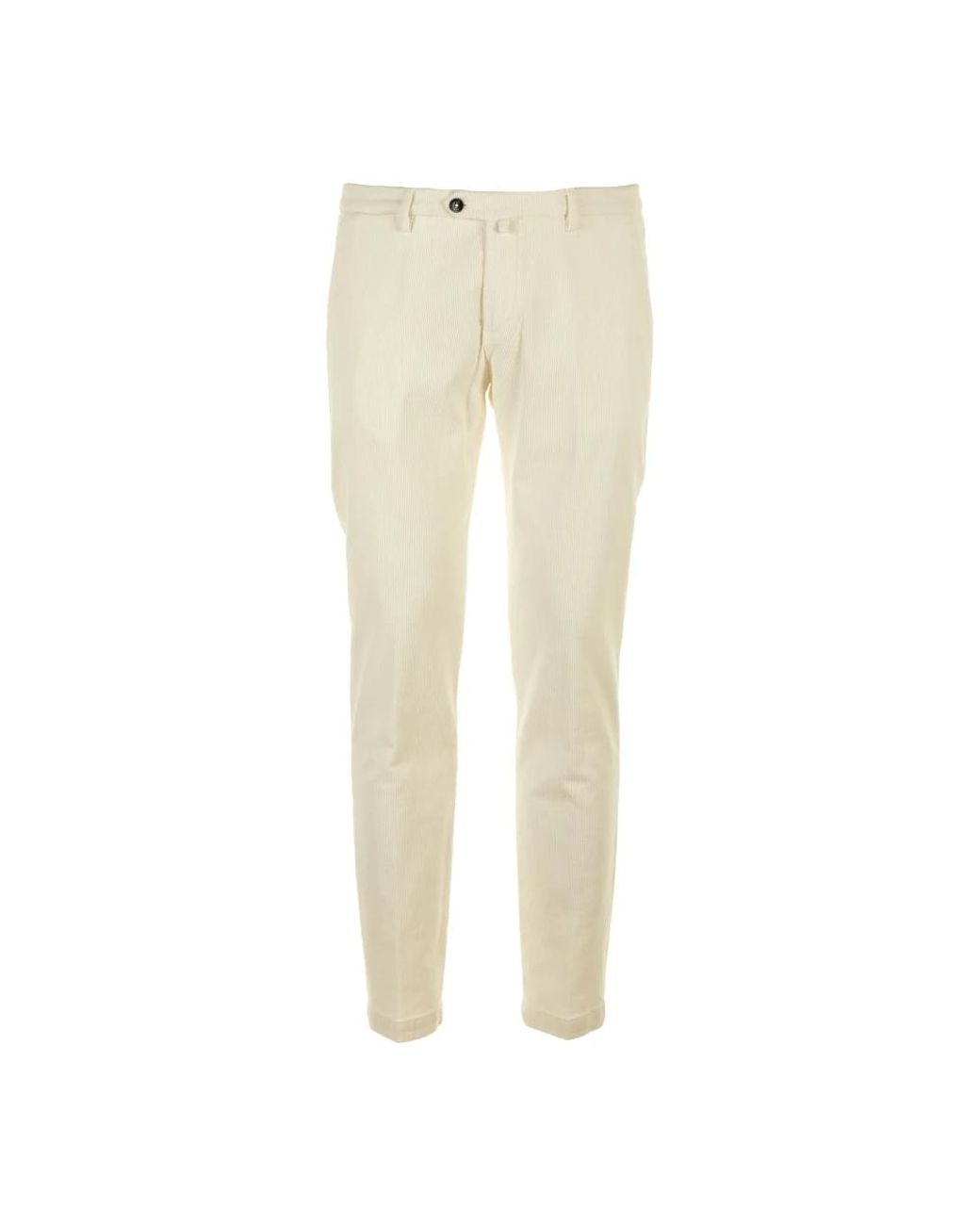 BRIGLIA Natural Slim-Fit Trousers for men