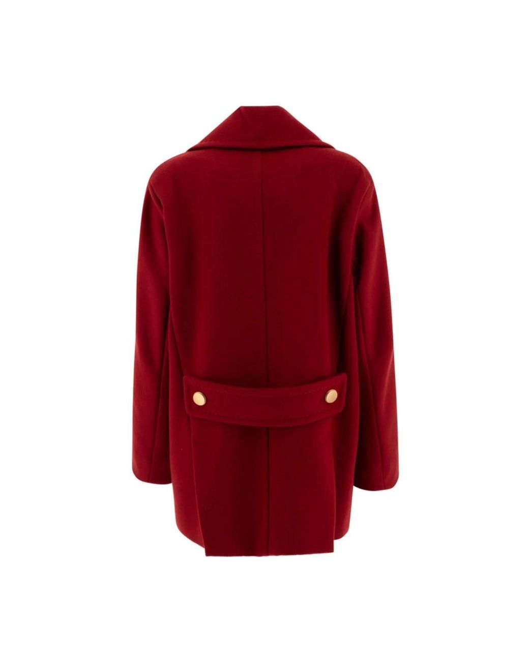 Max Mara Red Double-Breasted Coats