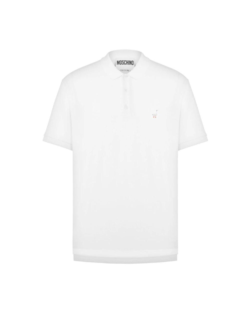 Moschino White Polo Shirts for men