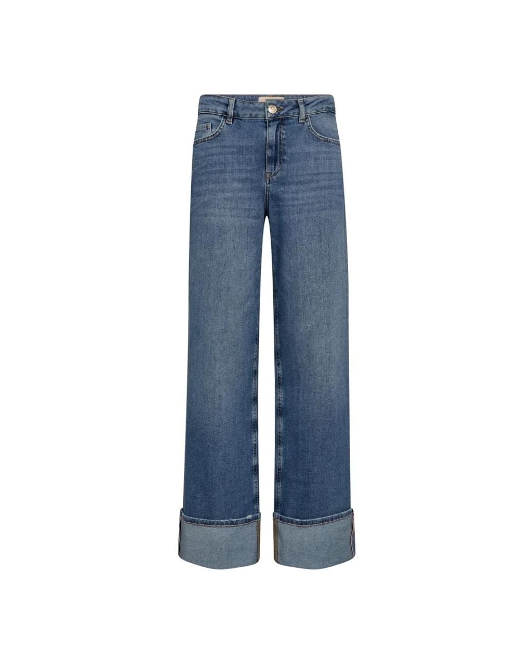 Mos Mosh Blue Wide Jeans