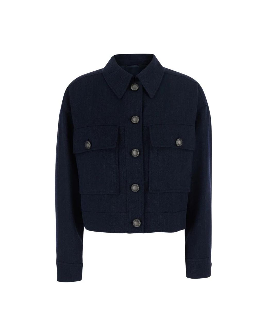 Brunello Cucinelli Blue Light Jackets