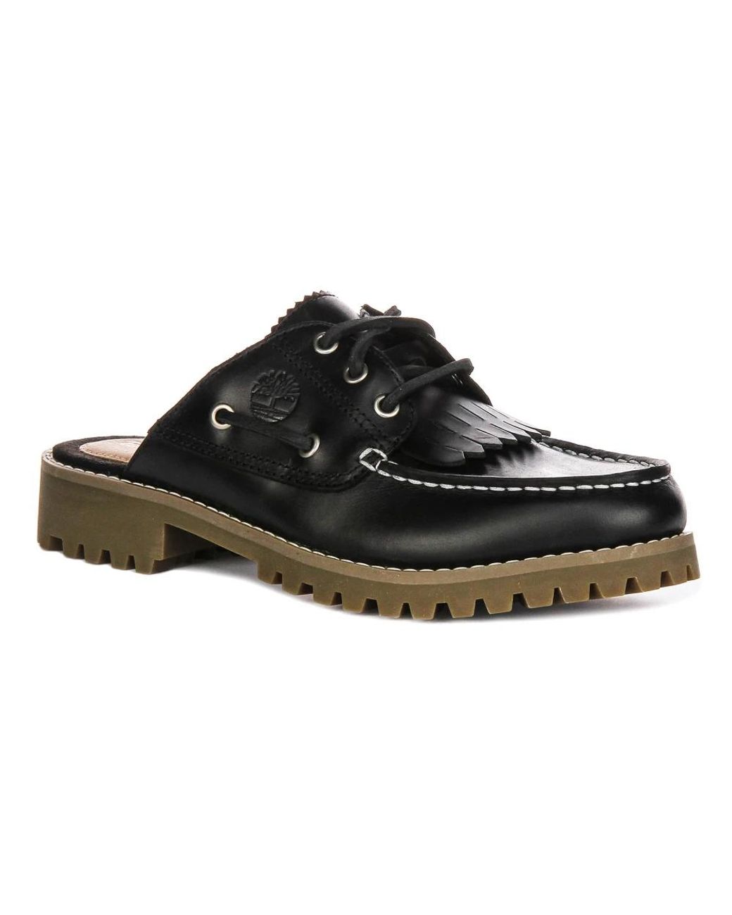 Timberland Black Mules