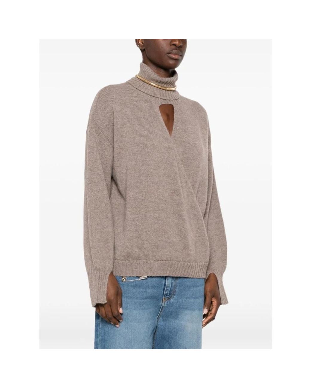 SIMONA CORSELLINI Gray Turtlenecks