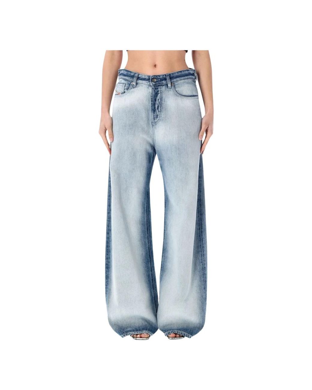 DIESEL Blue Wide Jeans