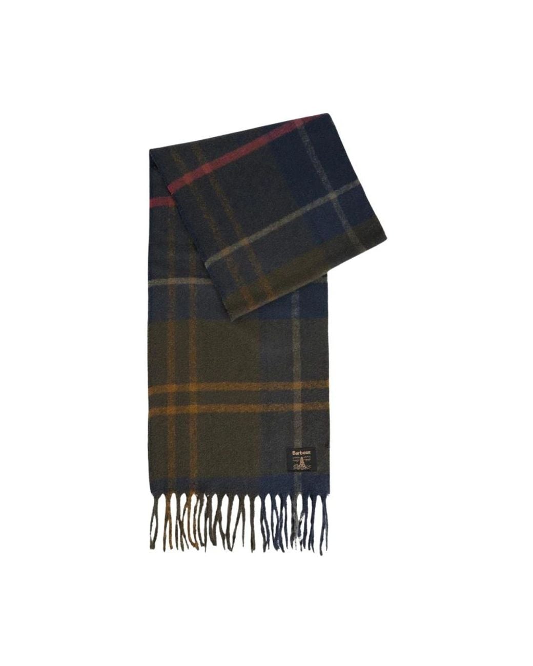 Barbour Black Winter Scarves for men