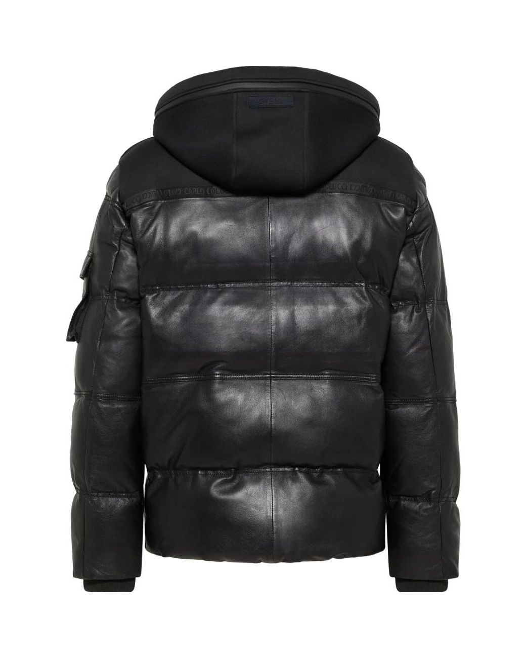 carlo colucci Black Down Jackets for men