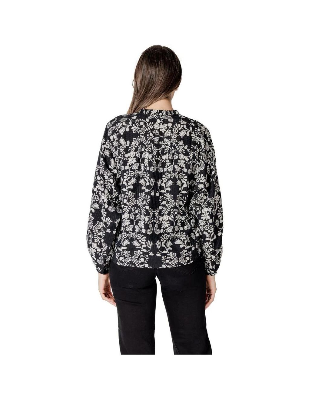 Ichi Black Blouses