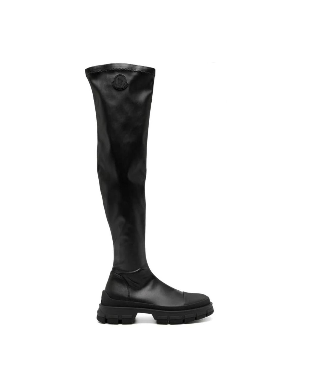 Moncler Black Over-The-Knee Boots
